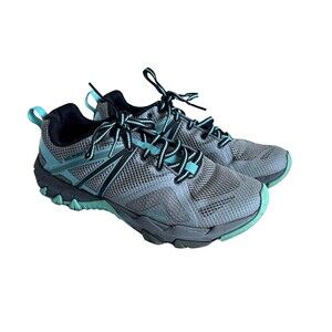 Merrell MQM Flex Women’s Hiking Shoes Trail Running Sneakers Gray Blue Size 7.5